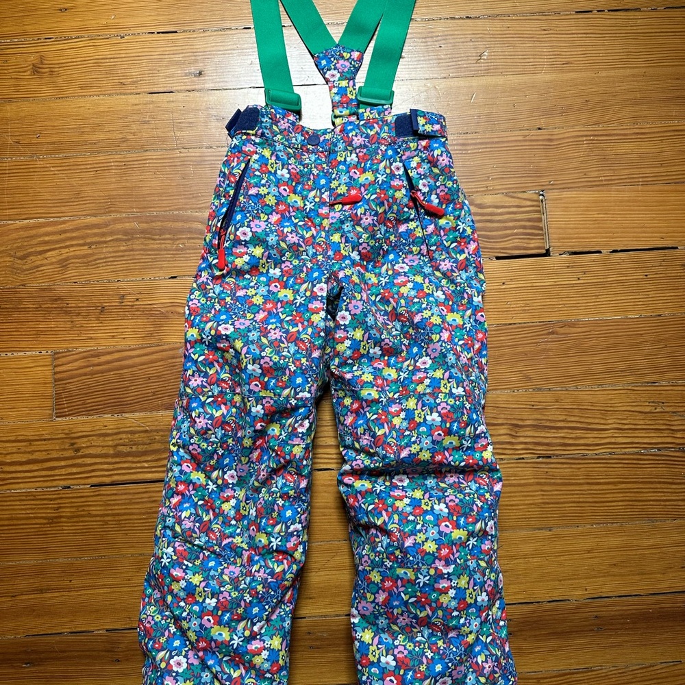 Mini Boden Vibrant Flower Snowpants